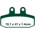 EBC Brakes Double-H Sintered Superbike Brake Pads Front - SFA256HH EBC Brakes Double-H Sintered Superbike Brake Pads Front - SFA256HH